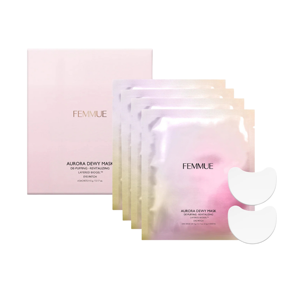 FEMMUE FEMMUE Aurora Dewy Mask (5 Sheets) - hydrating - front bottle shot