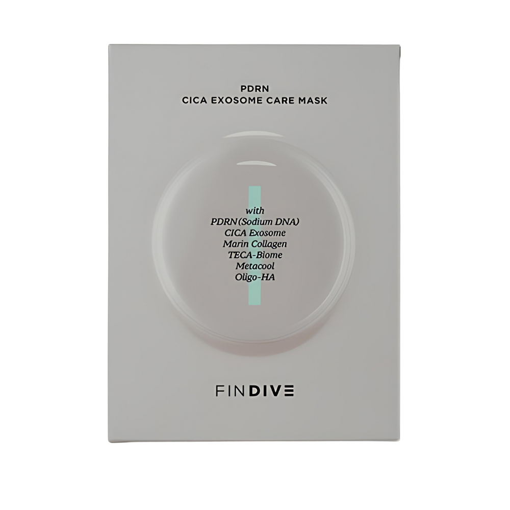 FINDIVE FINDIVE PDRN Cica Exosome Care Mask 30g * 8ea - soothing - front bottle shot