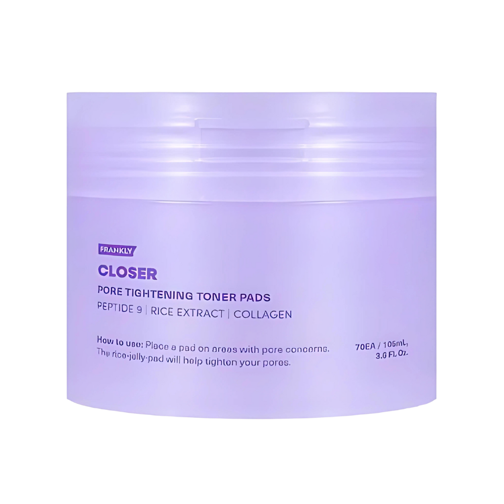 FRANKLY FRANKLY Closer Toner Pads 105ml (70ea) - hydrating - front bottle shot