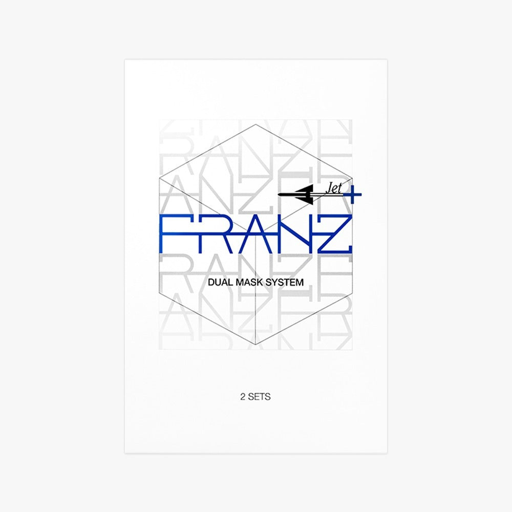 FRANZ FRANZ Jet Plus Microcurrent Facial Dual Mask 25ml * 2pack - hydrating - front bottle shot
