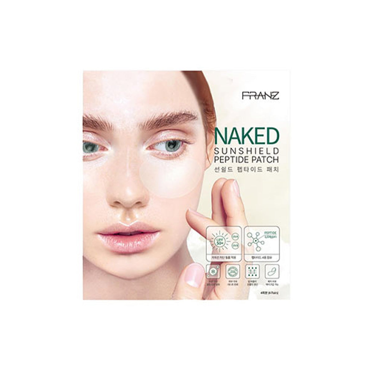 FRANZ FRANZ Sunshield Peptide Patch R Size 4pairs - anti-aging - front bottle shot