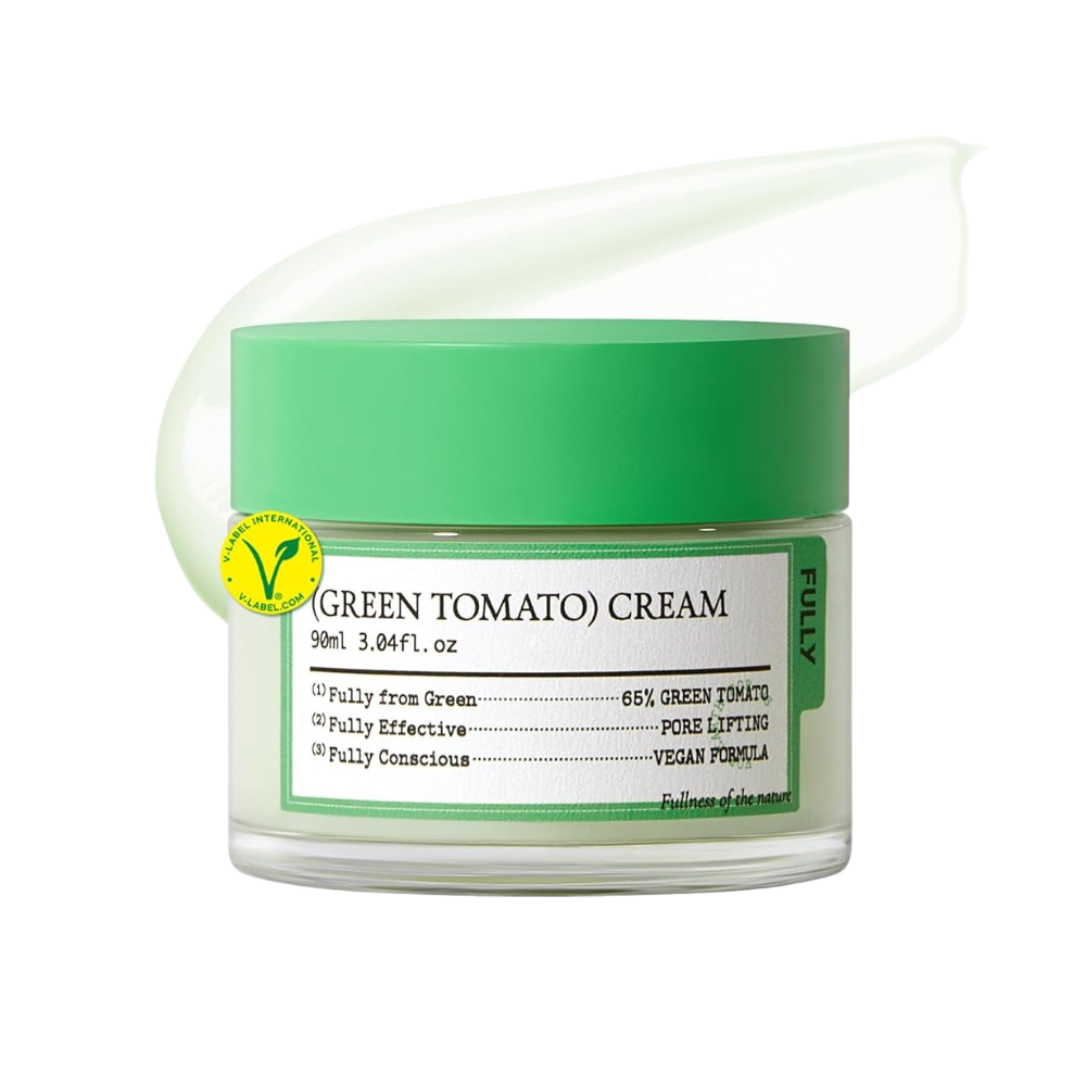 FULLY FULLY Green Tomato Cream 90ml - hydrating - front bottle shot