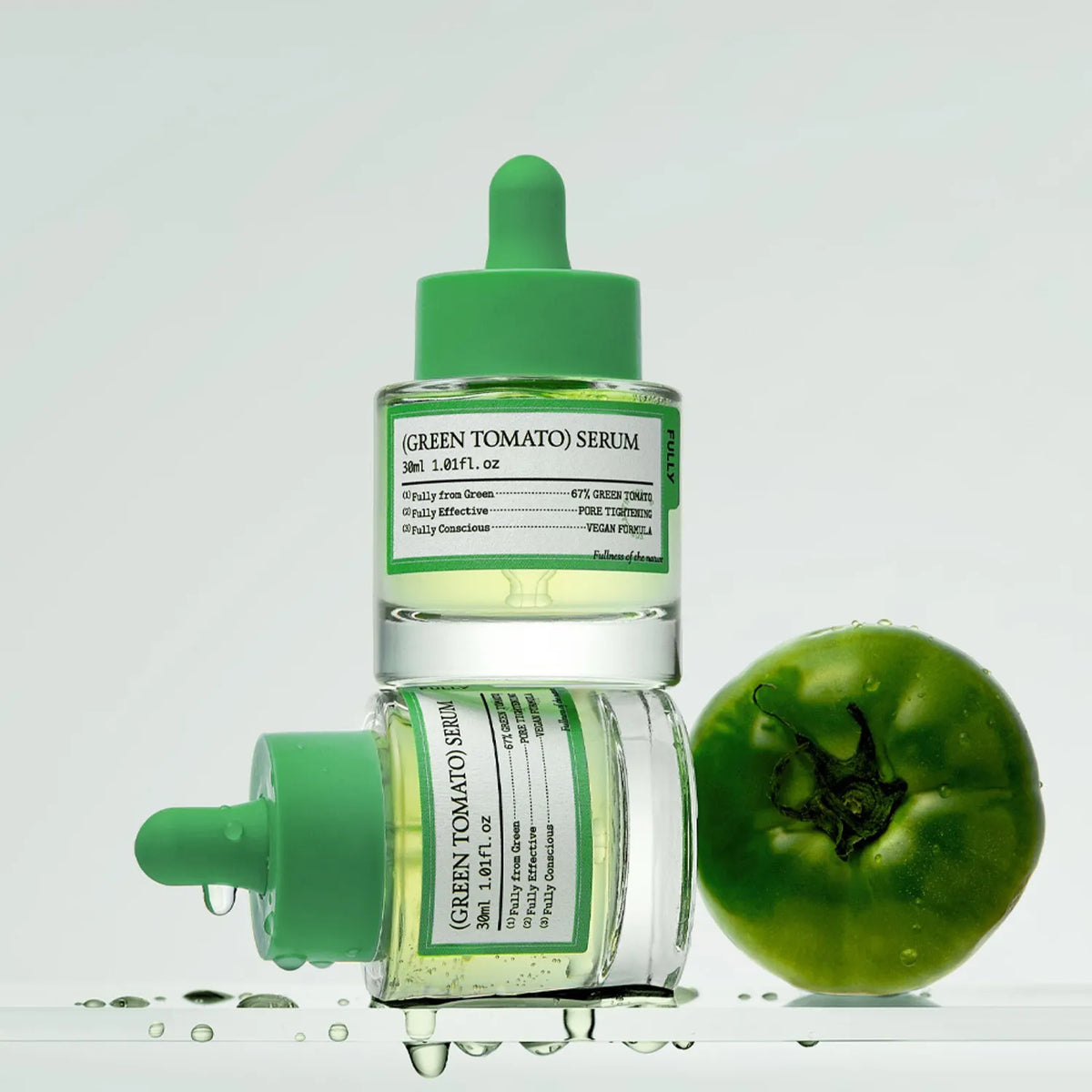 FULLY FULLY Green Tomato Serum 30ml - hydrating - front bottle shot