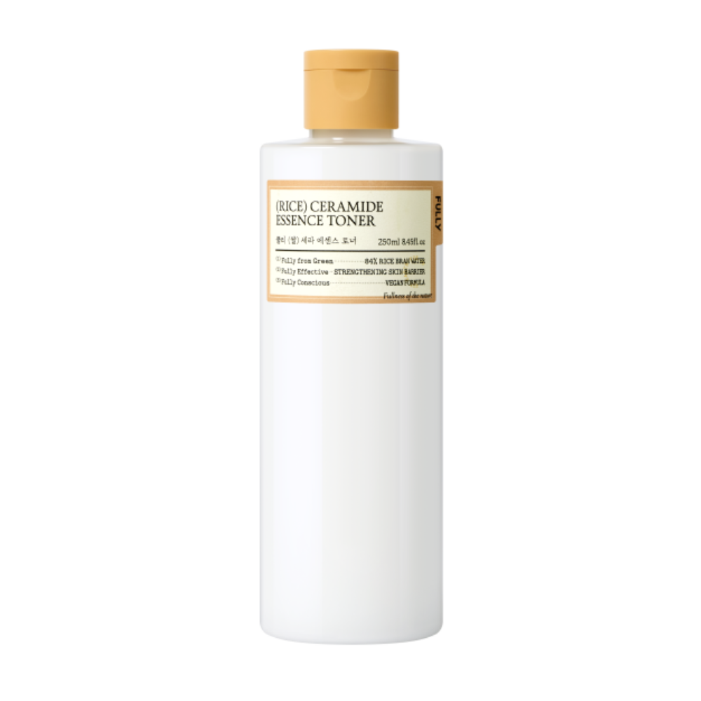 FULLY FULLY Rice Ceramide Essence Toner 250ml - hydrating - front bottle shot