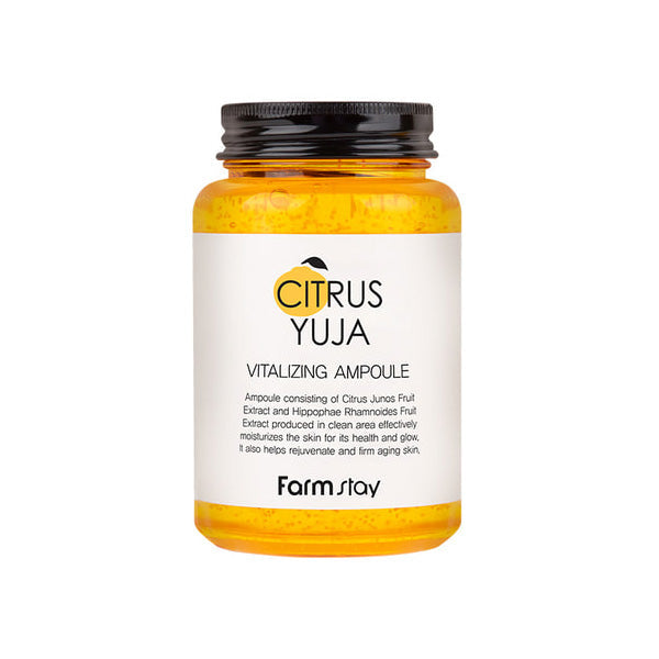 Farmstay Farmstay Citrus Yuja Vitalizing Ampoule 250ml - hydrating - front bottle shot