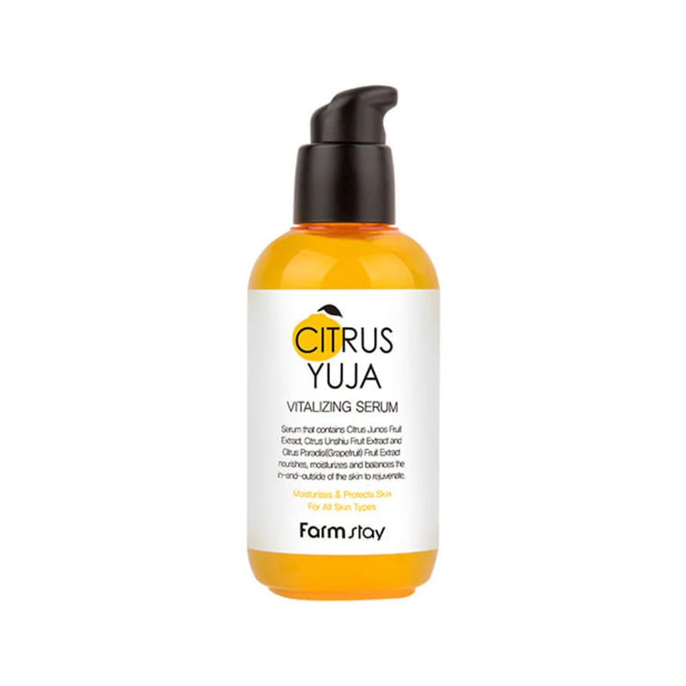 Farmstay Farmstay Citrus Yuja Vitalizing Serum 100ml - hydrating - front bottle shot