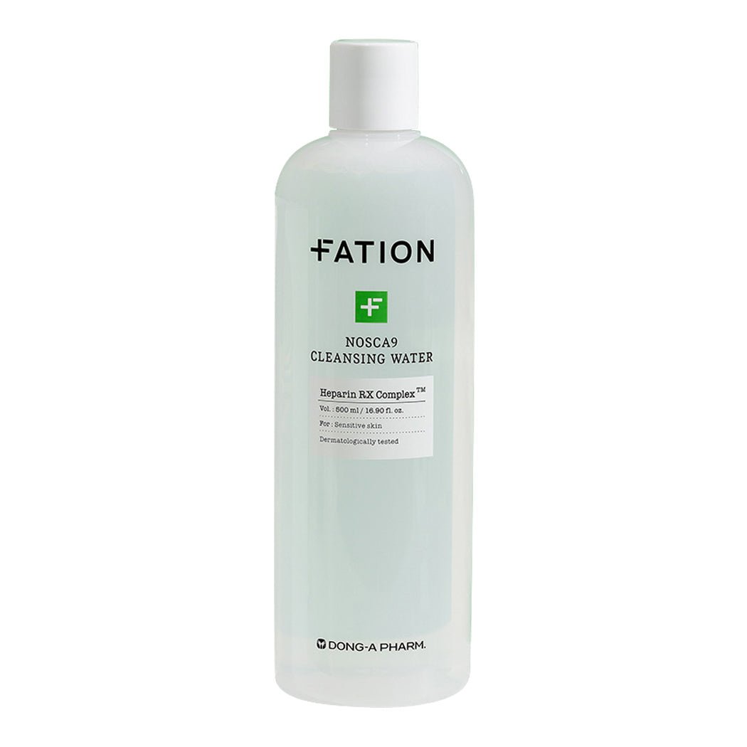 FATION FATION Nosca9 Cleansing Water 500ml - hydrating - front bottle shot
