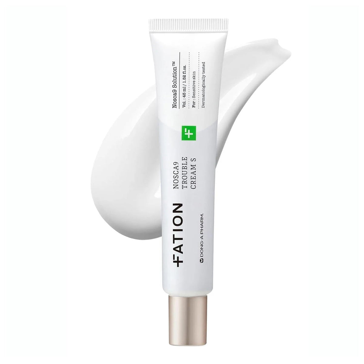 FATION FATION Nosca9 Trouble Cream 45ml - hydrating - front bottle shot