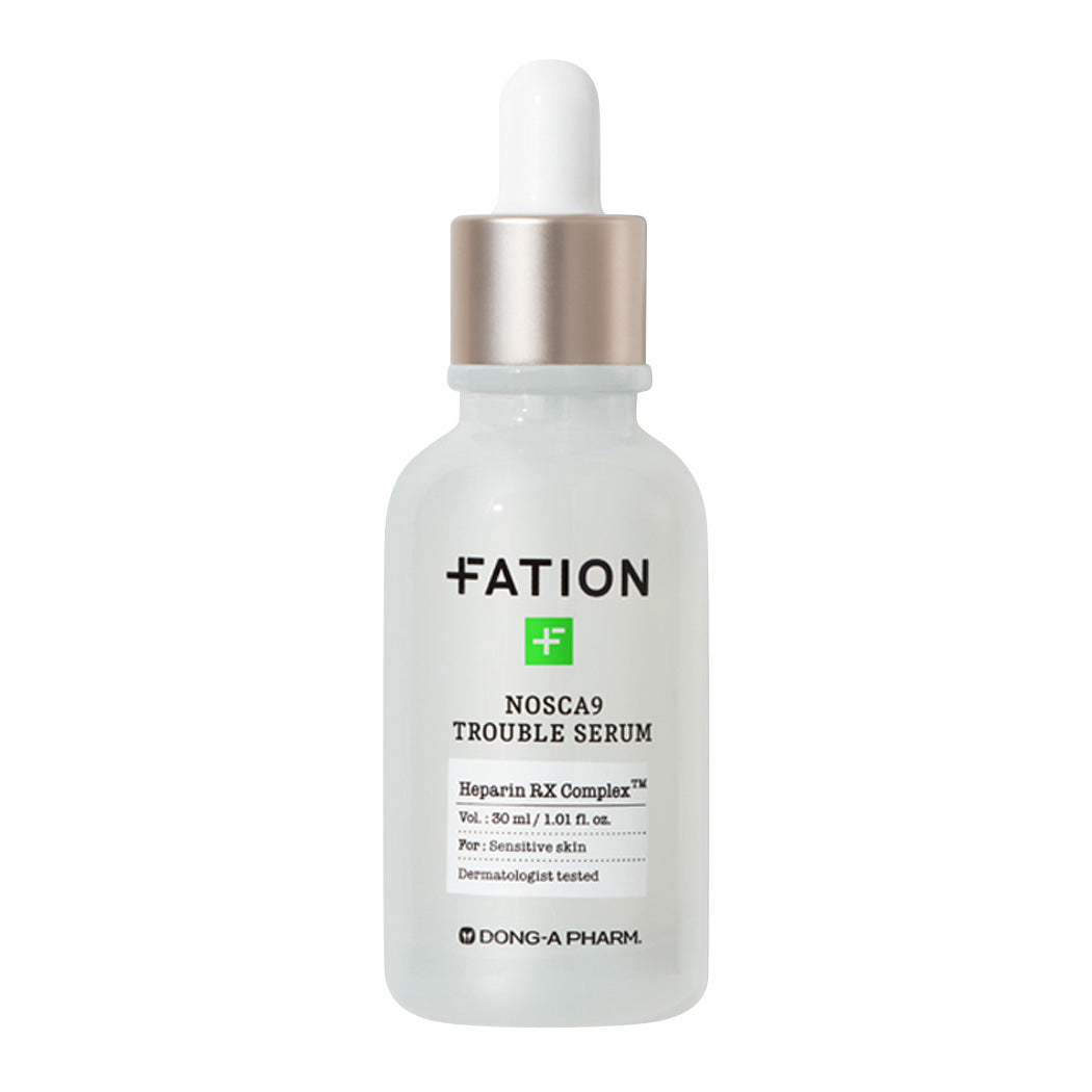 FATION FATION Nosca9 Trouble Serum 30ml - soothing - front bottle shot