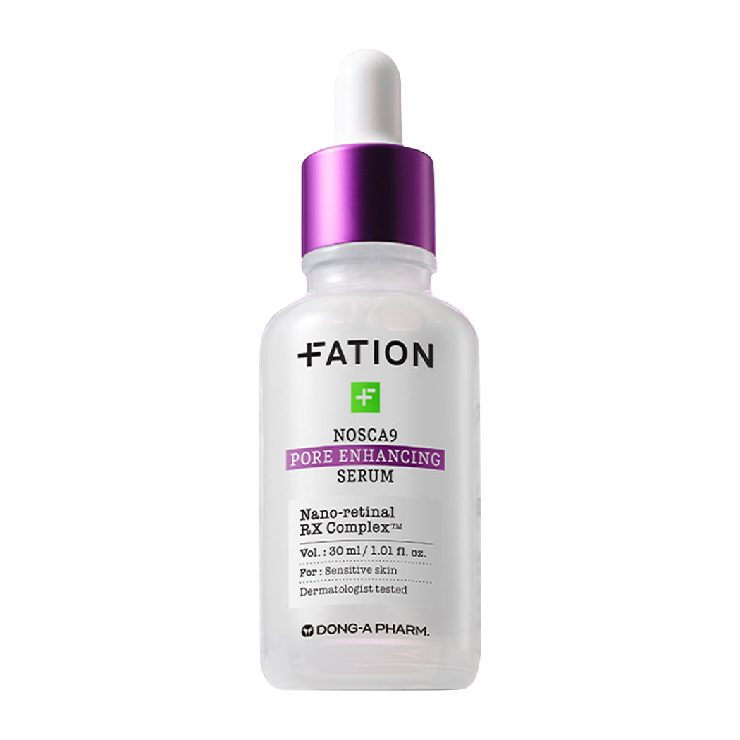 FATION FATION Nosca9 Trouble Pore Enhancing Serum 30ml - soothing - front bottle shot