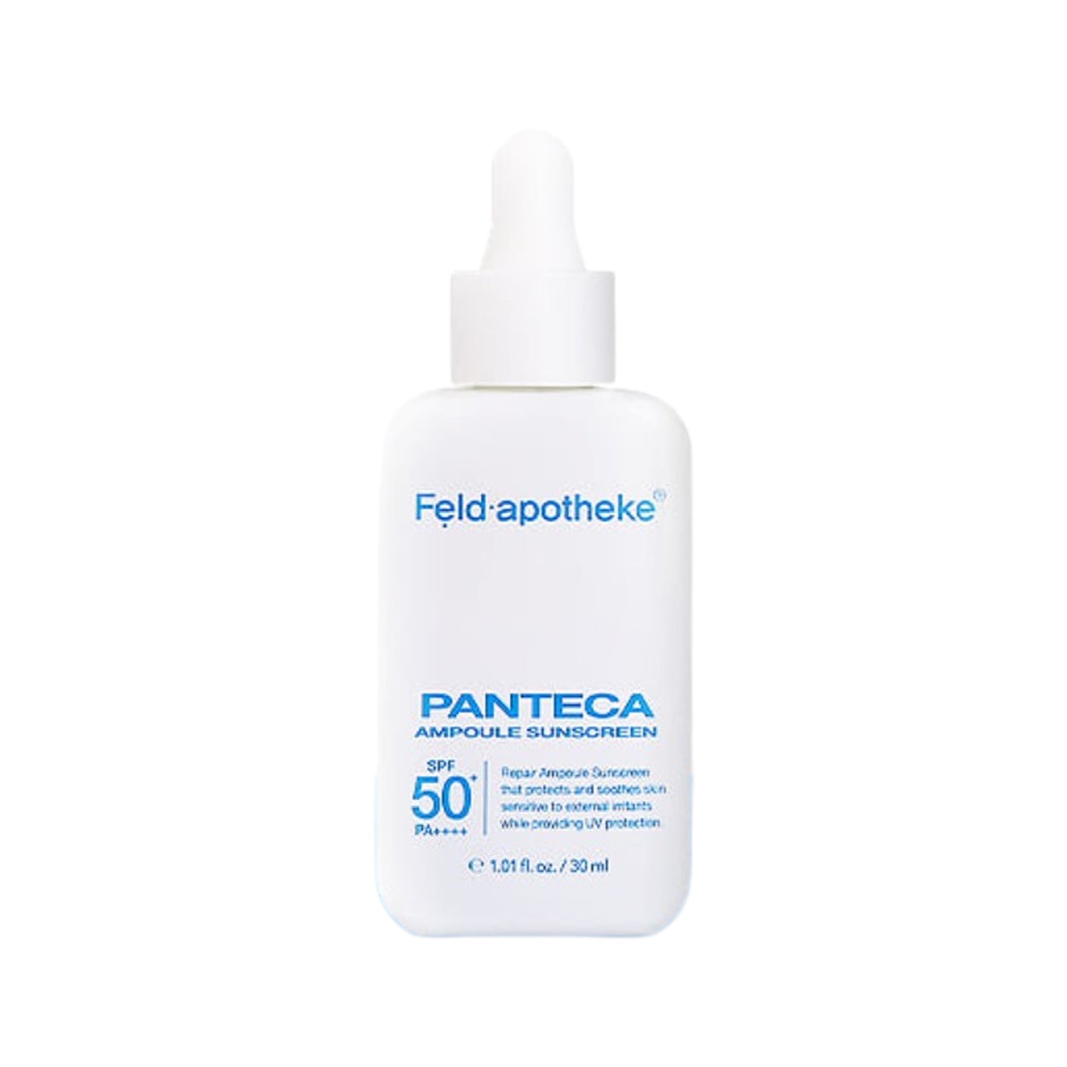 Feld.apotheke Feld.apotheke Panteca Ampoule Sunscreen 30ml - hydrating - front bottle shot