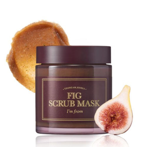I'm from I'm from Fig Scrub Mask (120g) - exfoliating - front bottle shot