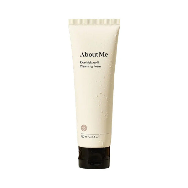 About Me About Me Rice Makgeolli Cleansing Foam 120ml - hydrating - front bottle shot