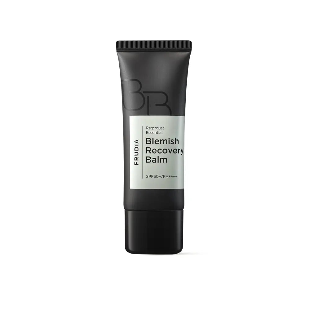 FRUDIA FRUDIA Re:Proust Essential Blemish Recovery Balm SPF50+ 40g - soothing - front bottle shot