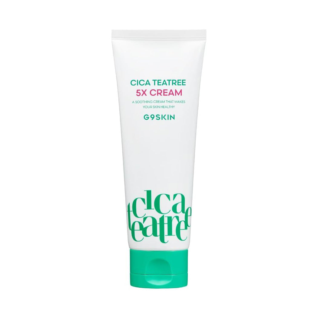 G9SKIN G9SKIN Cica Teatree 5X Cream 80ml - hydrating - front bottle shot
