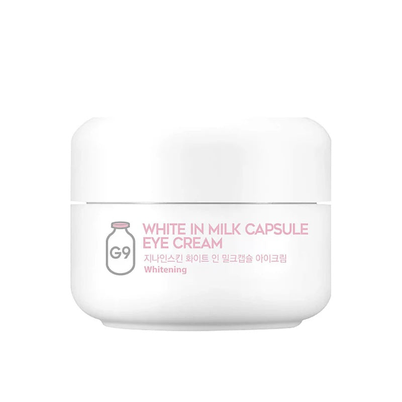 G9SKIN G9SKIN White In Milk Capsule Eye Cream 30g - brightening - front bottle shot