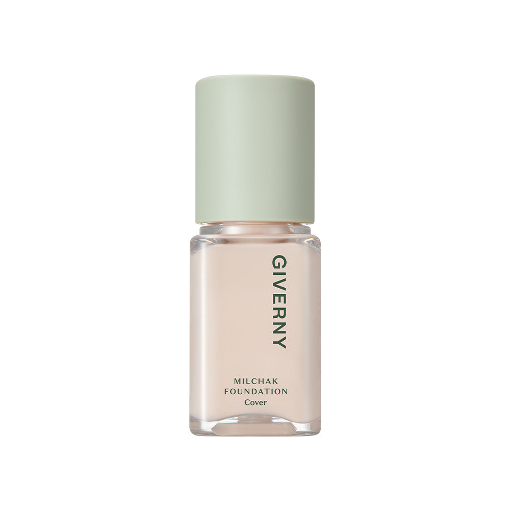 GIVERNY GIVERNY Close Cover Foundation SPF30 PA++ 01NW Mini 15ml - brightening - front bottle shot
