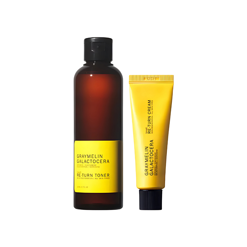 GRAYMELIN GRAYMELIN Galactocera Return Skin Barrier Strengthening 2-Piece Set - hydrating - front bottle shot