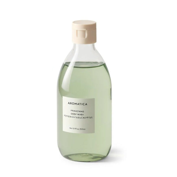 AROMATICA AROMATICA Awakening Body Wash 300ml - hydrating - front bottle shot