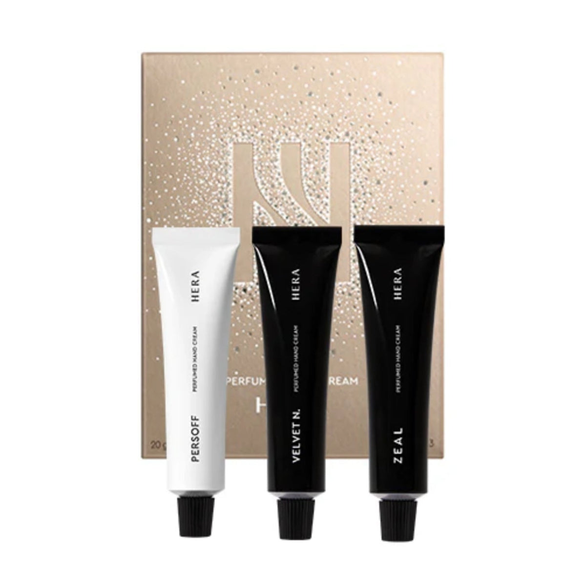 HERA [Gift Packaging] HERA Perfumed Hand Cream Trio 20g - hydrating - front bottle shot