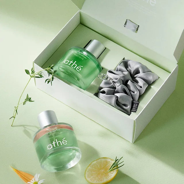 athe [Gift Packaging] athe Enroot Clinic Refresh Hair Perfume Mist Gift Set - hydrating - front bottle shot