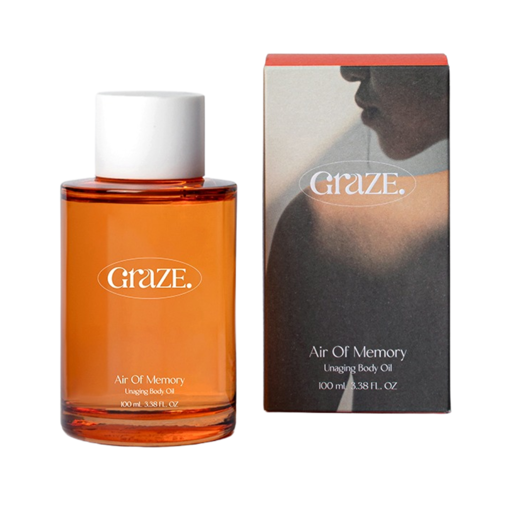 GraZE POINT GraZE POINT Air of Memory Unaging Body Oil 100ml - hydrating - front bottle shot