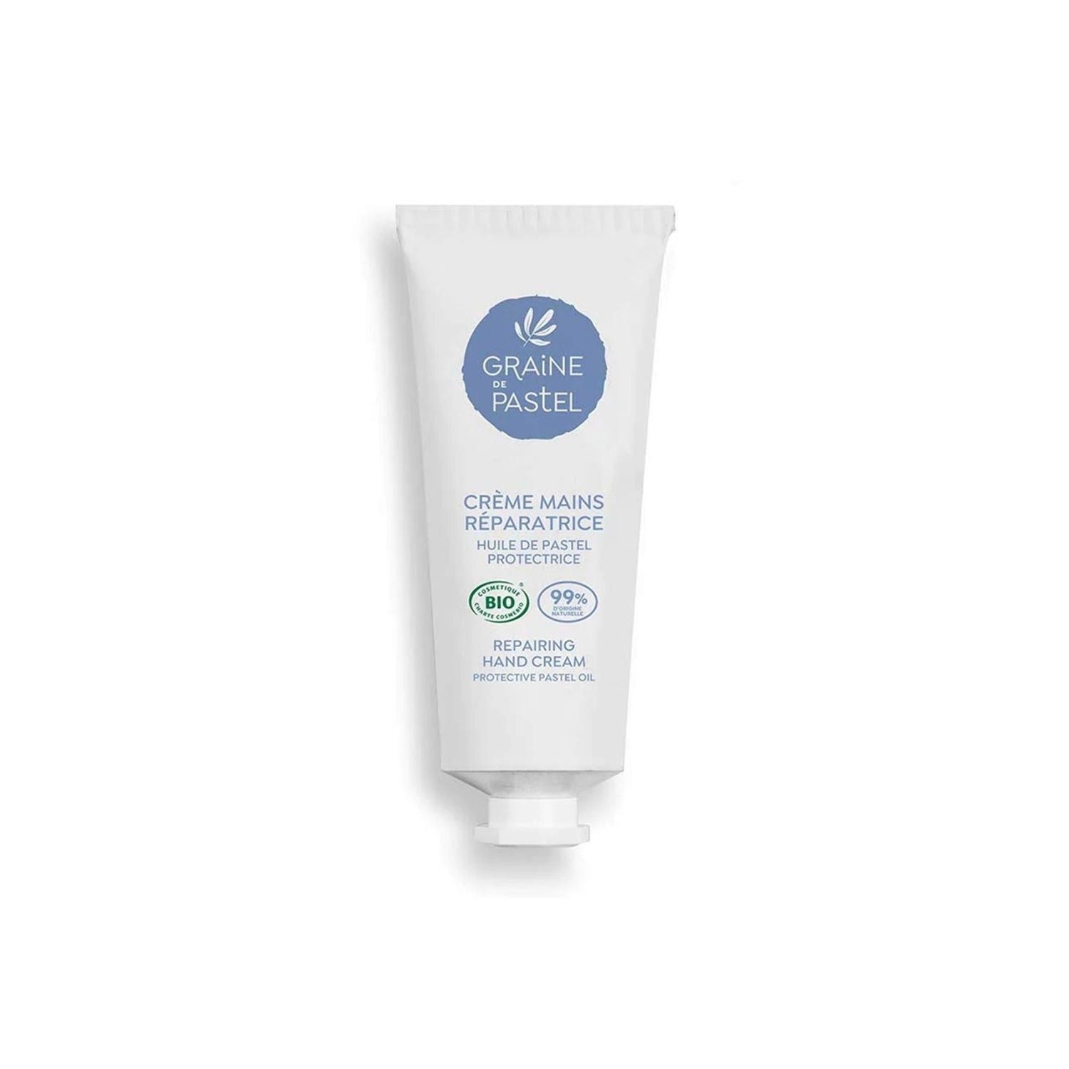 Graine de pastel Graine de pastel Protective Hand Cream 30ml - hydrating - front bottle shot
