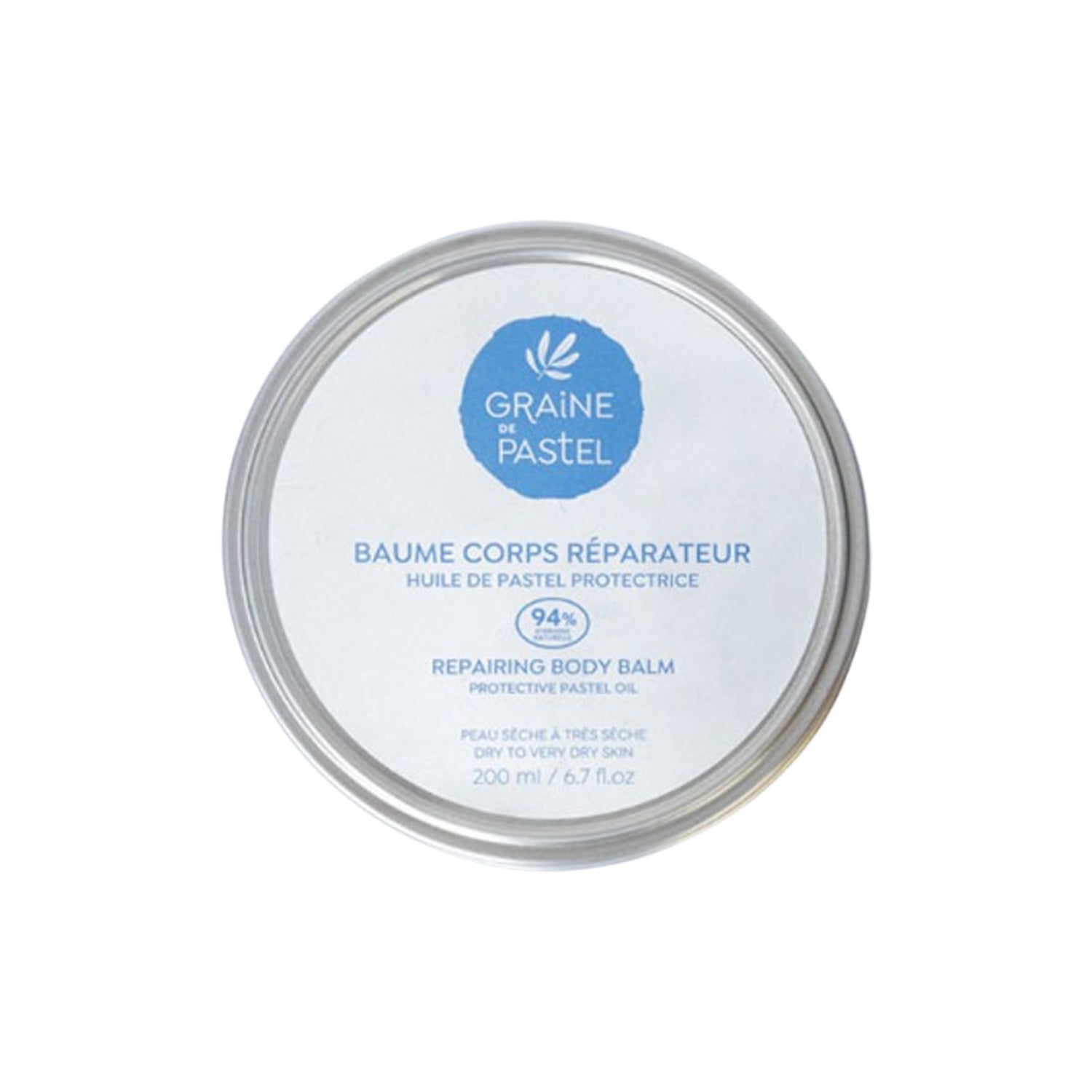 Graine de pastel Graine de pastel Repairing Body Balm 200ml - hydrating - front bottle shot