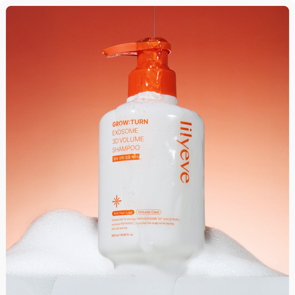 lilyeve lilyeve Grow:Turn 3D Volume Shampoo 500g - daily care - front bottle shot