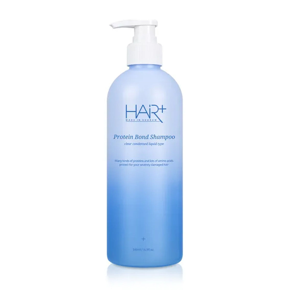 HAIR+ HAIR+ Protein Bond Shampoo 500ml - hydrating - front bottle shot