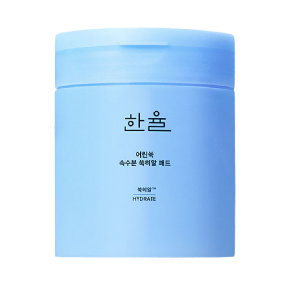 HANYUL HANYUL Pure Artemisia Hyal Moisture Pad 60 Sheets - hydrating - front bottle shot