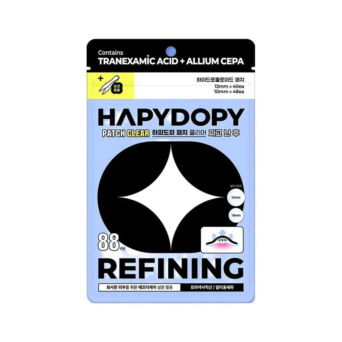 HAPYDOPY HAPYDOPY Patch Clear 88P - hydrating - front bottle shot