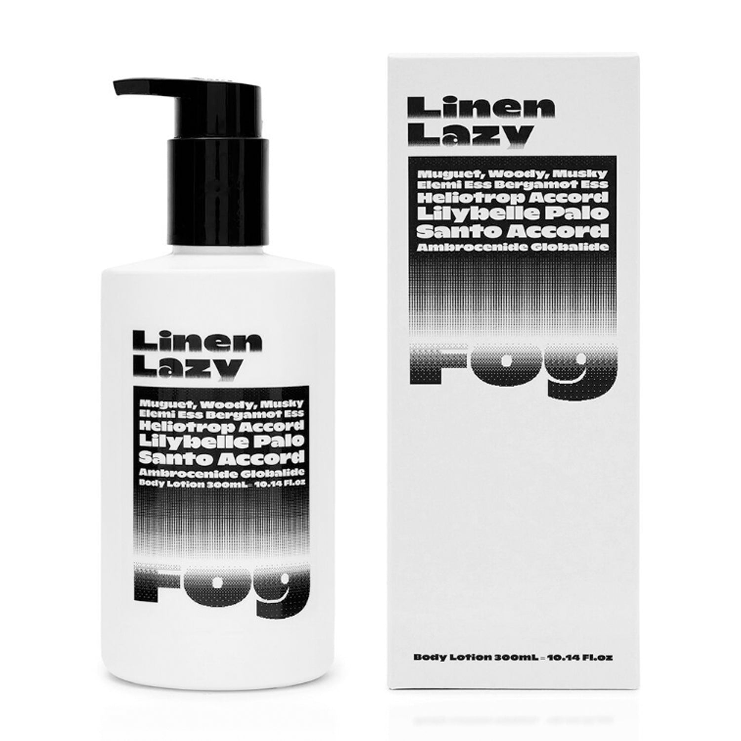 HAUS Fog HAUS Fog Linen Lazy Body Lotion 300ml - hydrating - front bottle shot