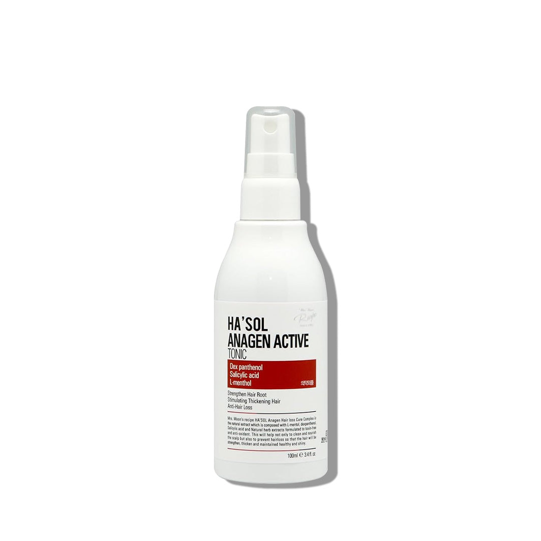 HA'SOL HA'SOL Anagen Scalp Tonic 100ml For Hair Loss and Scalp Care - nourishing - front bottle shot