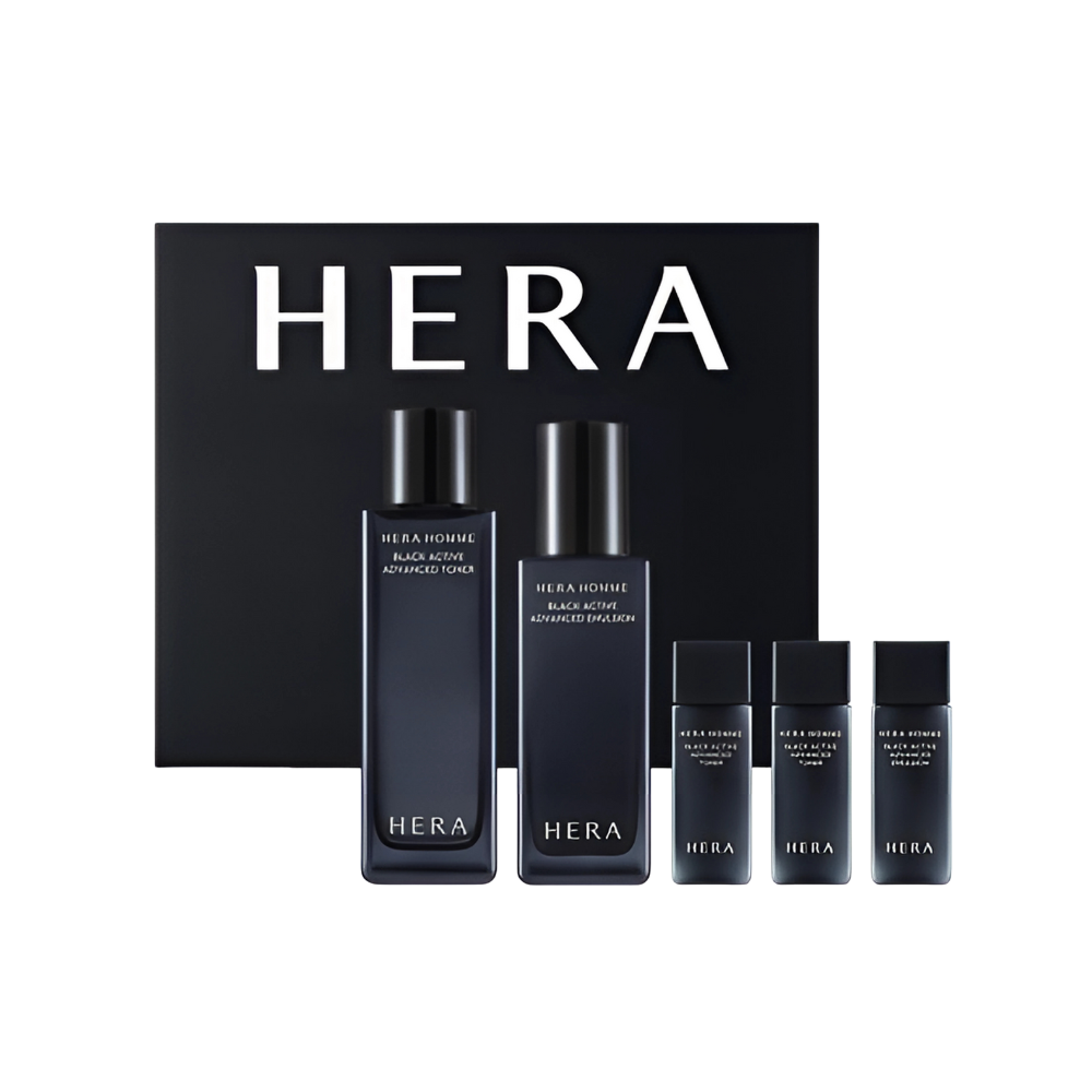 HERA HERA Homme Black Active 2-Piece Set - hydrating - front bottle shot