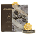 HEVEBLUE HEVE BLUE Black Yuja Bean Makeup Spa Mask Pack 23ml*10ea - hydrating - front bottle shot
