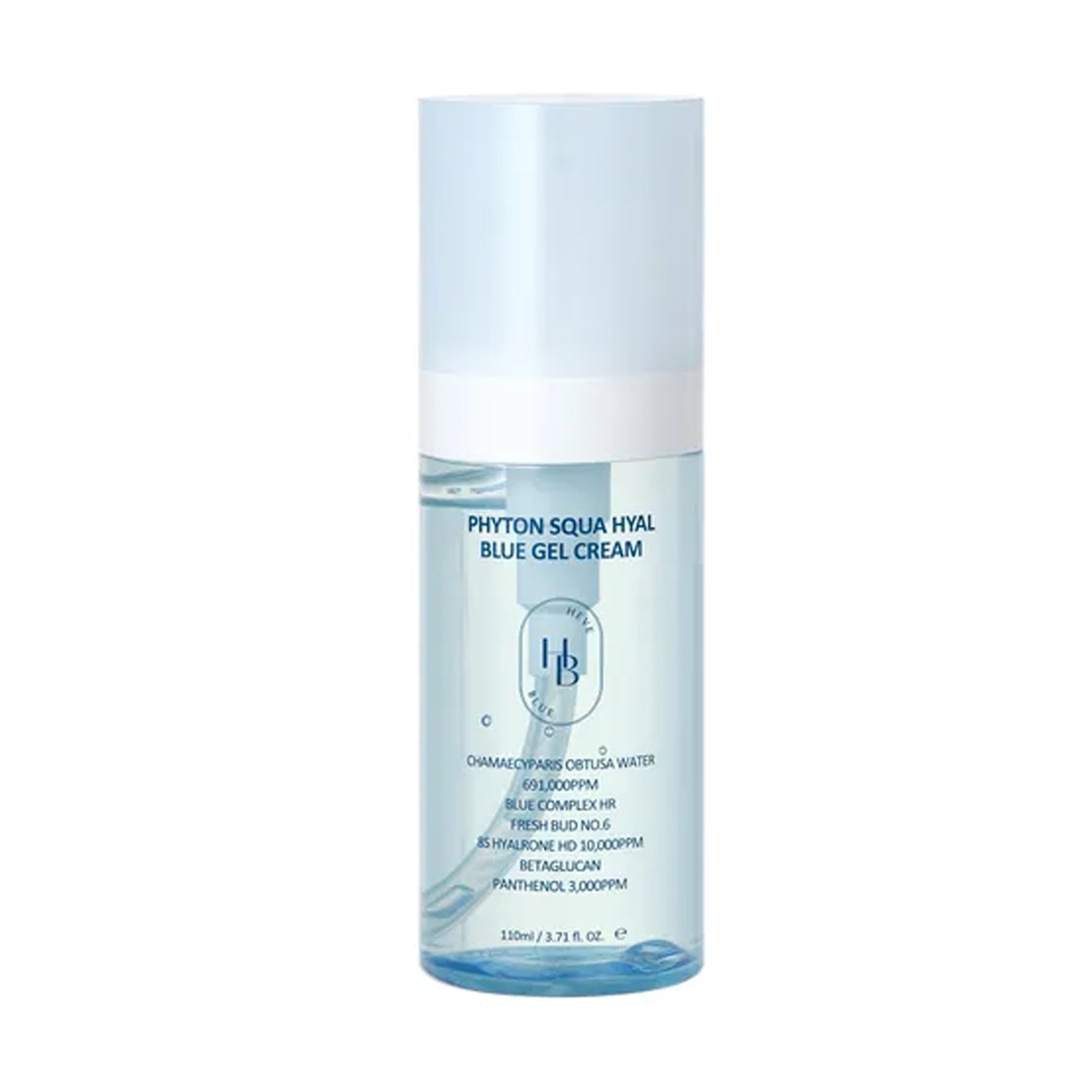 HEVEBLUE HEVE BLUE Phyton Squa Hyal Blue Gel Cream 110ml - hydrating - front bottle shot