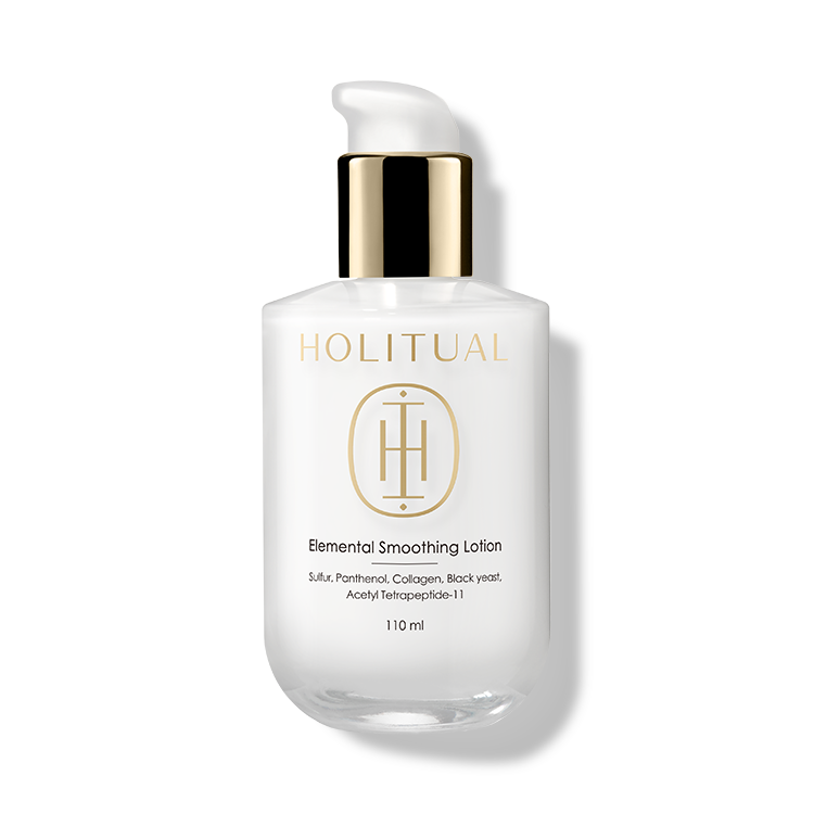HOLITUAL HOLITUAL Elemental Smoothing Lotion 110ml - hydrating - front bottle shot