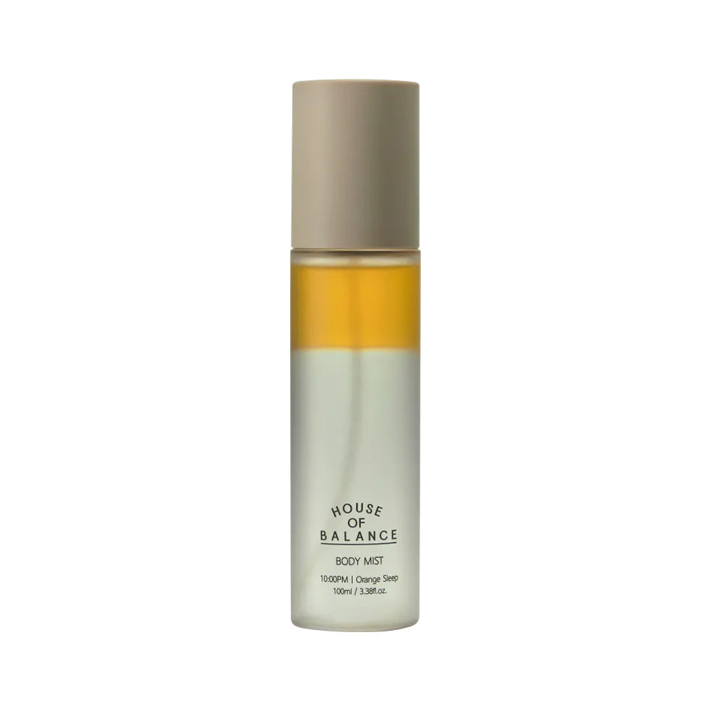 HOUSE OF BALANCE HOUSE OF BALANCE Orange Sleep Balance Body Mist 100ml - hydrating - front bottle shot