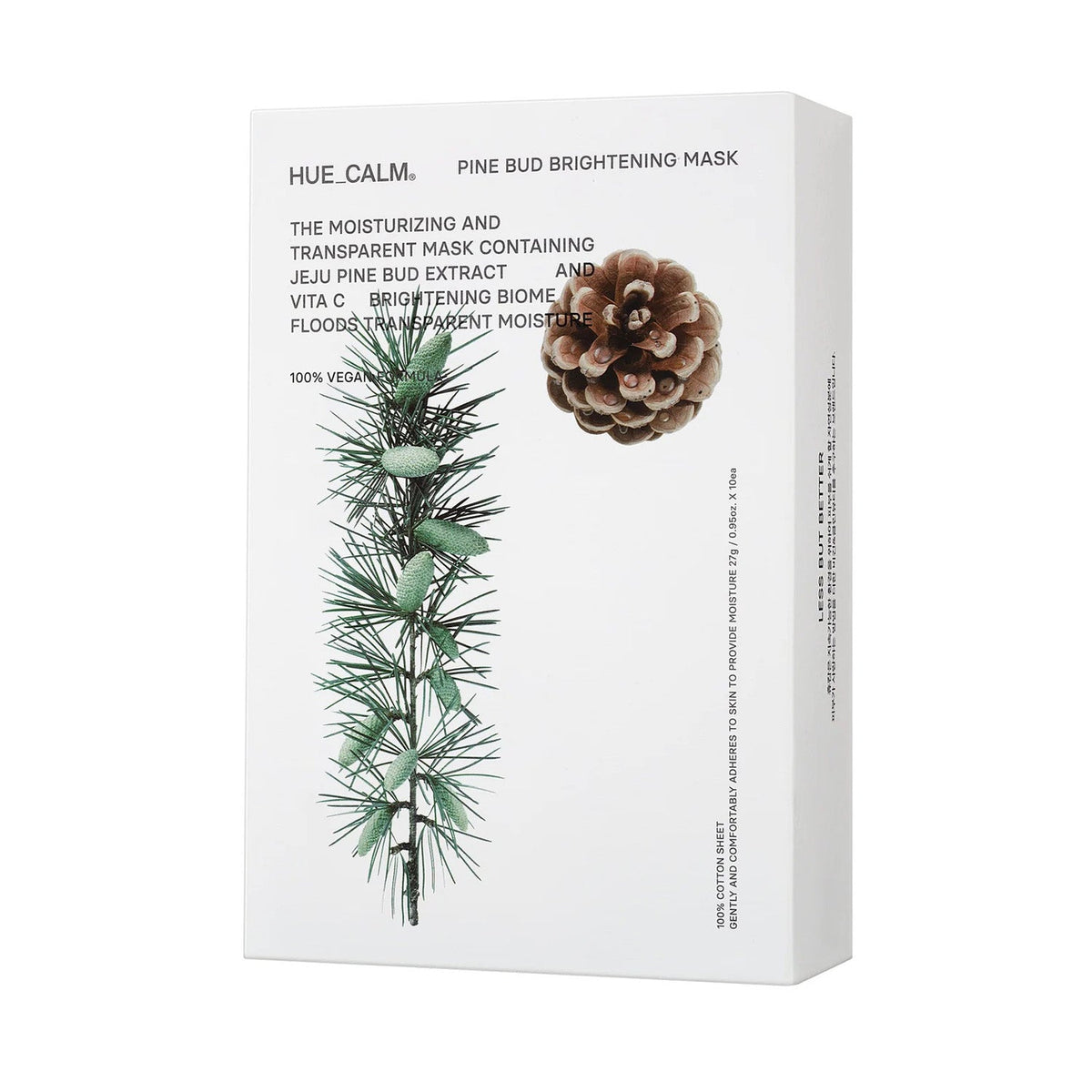 HUECALM HUECALM Bud Brightening Mask 25g 10ea - hydrating - front bottle shot