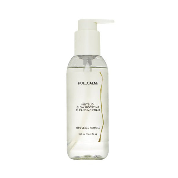 HUECALM HUECALM Kintsugi Glow Boosting Cleansing Foam 160ml - hydrating - front bottle shot