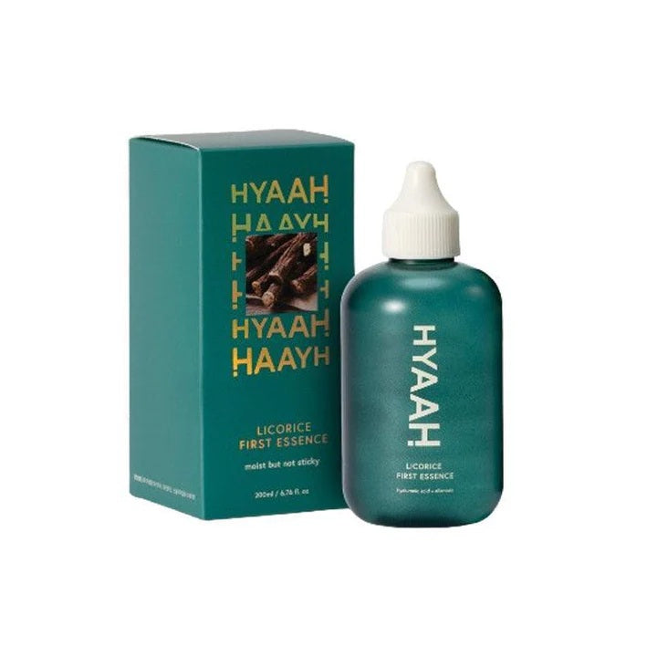 HYAAH HYAAH Licorice First Essence 200ml - soothing - front bottle shot