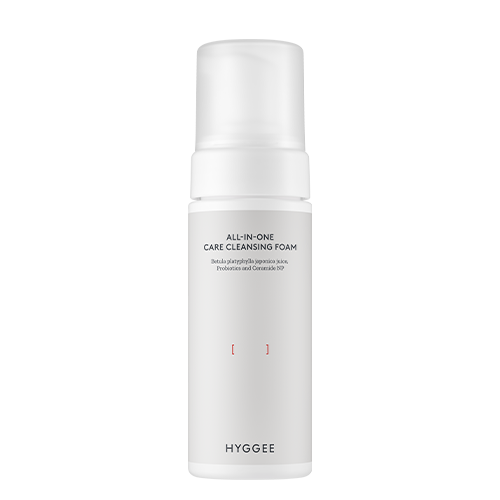 HYGGEE HYGGEE All-In-One Care Cleansing Foam 150ml - hydrating - front bottle shot