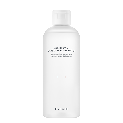 HYGGEE HYGGEE All-In-One Care Cleansing Water 300ml - hydrating - front bottle shot