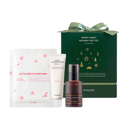 HYGGEE HYGGEE Merry Sweet Holiday Gift SET - hydrating - front bottle shot