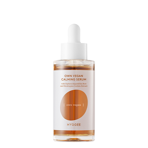 HYGGEE HYGGEE Own Vegan Calming Serum 50ml - hydrating - front bottle shot