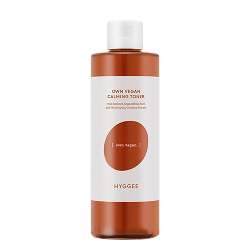 HYGGEE HYGGEE Own Vegan Calming Toner 250ml - hydrating - front bottle shot
