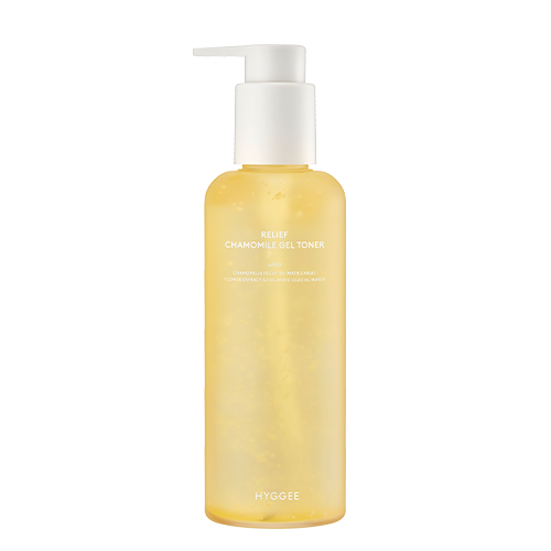 HYGGEE HYGGEE Relief Chamomile Gel Toner 200ml - hydrating - front bottle shot