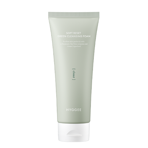 HYGGEE HYGGEE Soft Reset Green Cleansing Foam 150ml - hydrating - front bottle shot