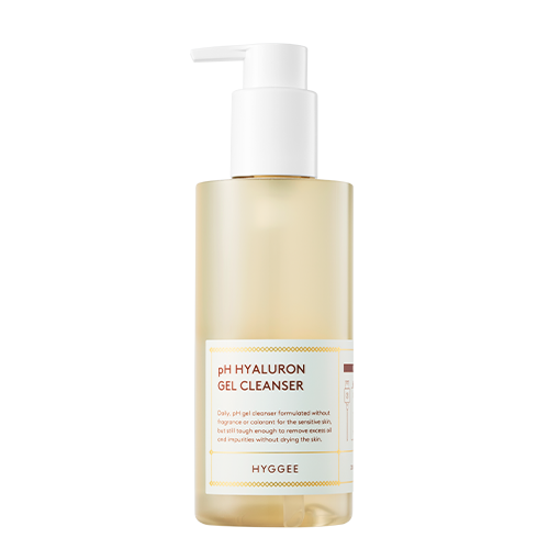 HYGGEE HYGGEE pH Hyaluron Gel Cleanser 200ml - hydrating - front bottle shot